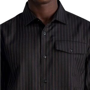 Karl Lagerfeld Black Casual Button Down Shirt